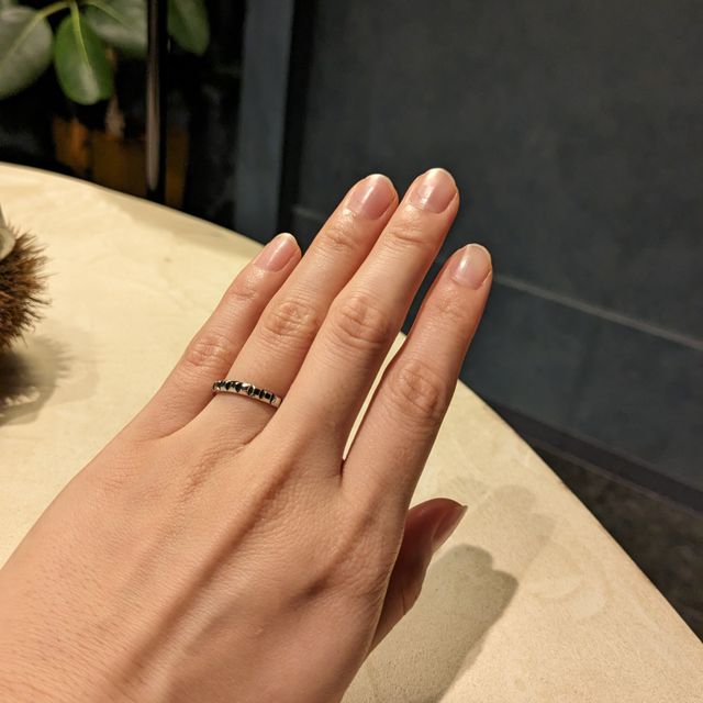 【ブシュロン(BOUCHERON)の口コミ】 ブシュロンのデザインが好きで試着前から決めていました。店舗で他のデザ…