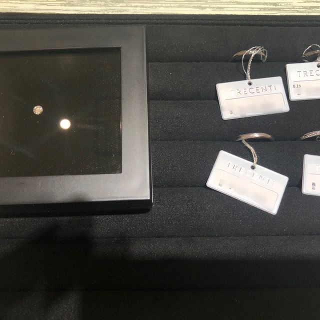 【TRECENTI(トレセンテ)の口コミ】 結婚相手が、提案していただいたデザインとダイヤの品質について気に入っ…