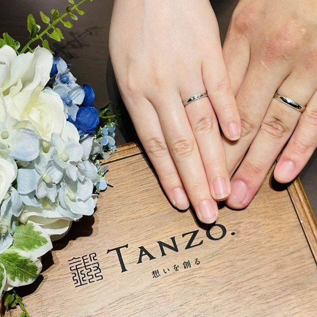【TANZO.(鍛造指輪)の口コミ】 もともと希望のデザインがあるわけではありませんでしたが、色々なデザイ…