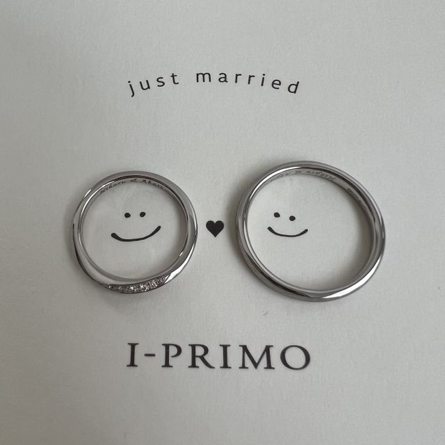 【アイプリモ(I-PRIMO)の口コミ】 ウェーブの形でダイヤモンドの付いた指輪が良いなと思いお店にある様々な…