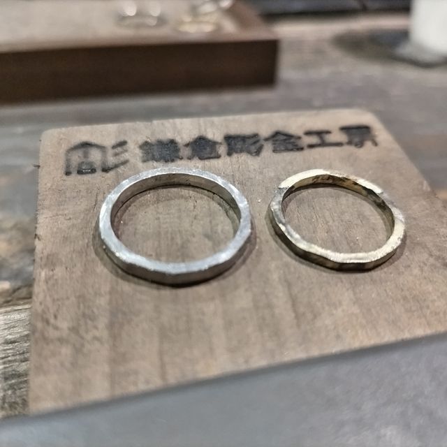 【鎌倉彫金工房の口コミ】 入籍した後も欲しい指輪に出会えず困っていました。知人が以前に鎌倉彫金…