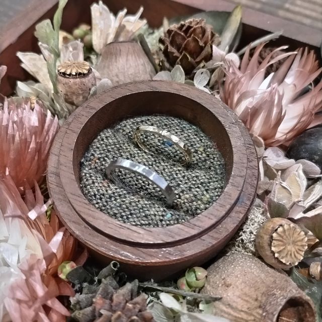 【鎌倉彫金工房の口コミ】 入籍した後も欲しい指輪に出会えず困っていました。知人が以前に鎌倉彫金…
