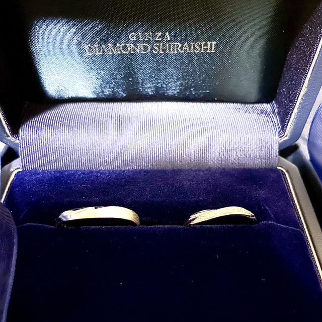 【銀座ダイヤモンドシライシの口コミ】 シンプルなデザインで、着け心地のいいものを探していたので、ダイヤモン…
