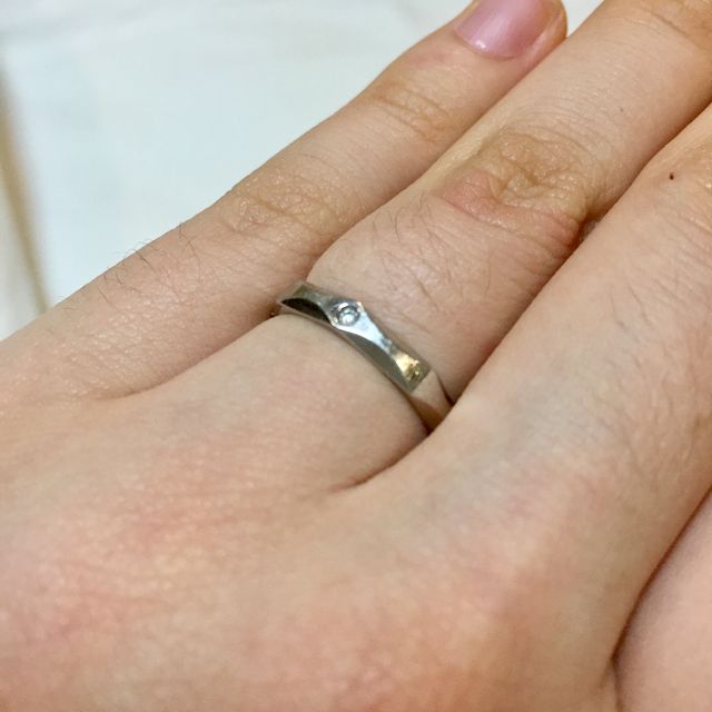 【PROPONERE(プロポネール)の口コミ】 私は他に気に入ったものがありましたが、夫が職業柄、派手なデザインのも…