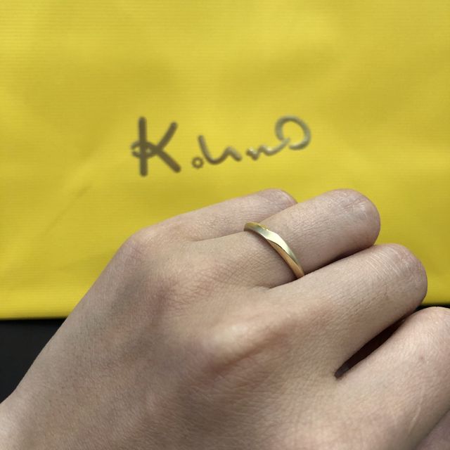 【ケイウノ ブライダル(K.UNO BRIDAL)の口コミ】 アフターサービス永久無料保証がいちばんの決め手でした。内側のケイウノ…