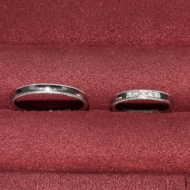 【モニッケンダム(MONNICKENDAM)の口コミ】 婚約指輪がなかったので、ダイヤが複数付いているものにしたかった。ウェ…