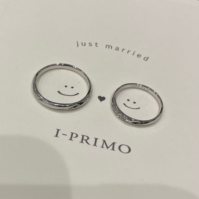 【アイプリモ(I-PRIMO)の口コミ】 長く使うものなのでデザインを1番に優先して結婚指輪を探していました。他…