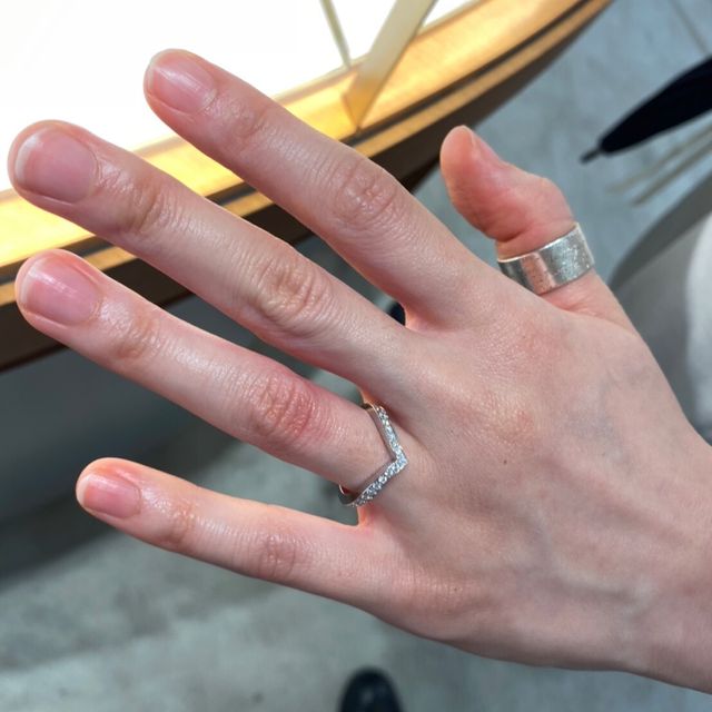 【ショーメ(CHAUMET)の口コミ】 Vタイプのリングを探しておりCHAUMETのジョゼフィーヌ エグレット リング…