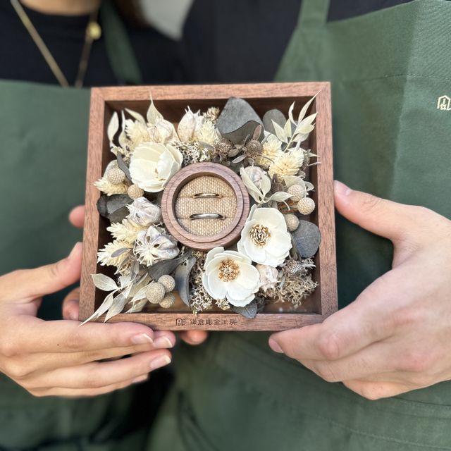 【鎌倉彫金工房の口コミ】 おおよそでしか決めていかなかった為不安でしたが、実際に見た時の印象と…