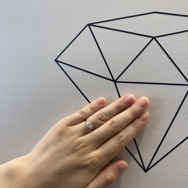 【TOMOE(トモエ)の口コミ】 和のブランドコンセプトに惹かれました。ダイヤモンドの石の大きさが0.55c…