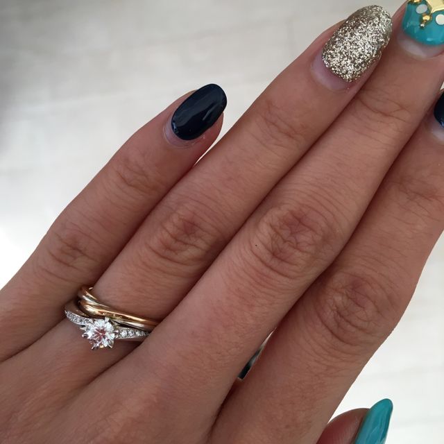 【銀座ダイヤモンドシライシの口コミ】 普段からアクセサリーはプラチナのシルバー、ゴールド、いろいろつけるの…