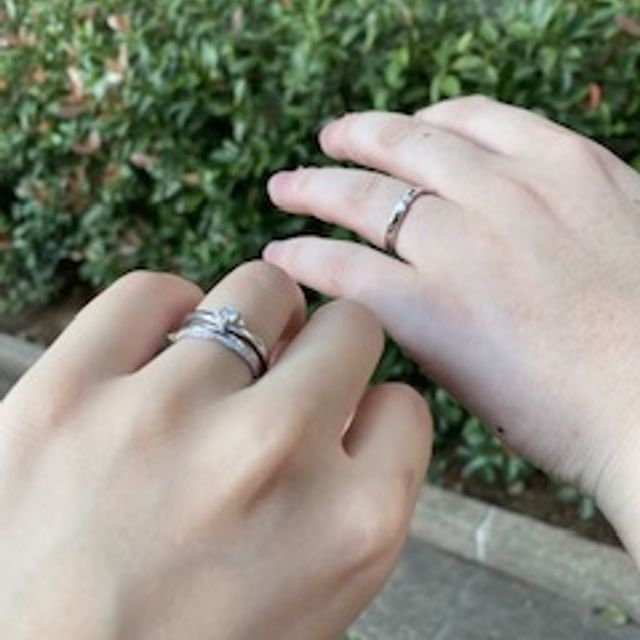 【アイプリモ(I-PRIMO)の口コミ】 仕事の時はシンプルな物を付けたかったのですが、ダイヤの輝きも諦めきれ…