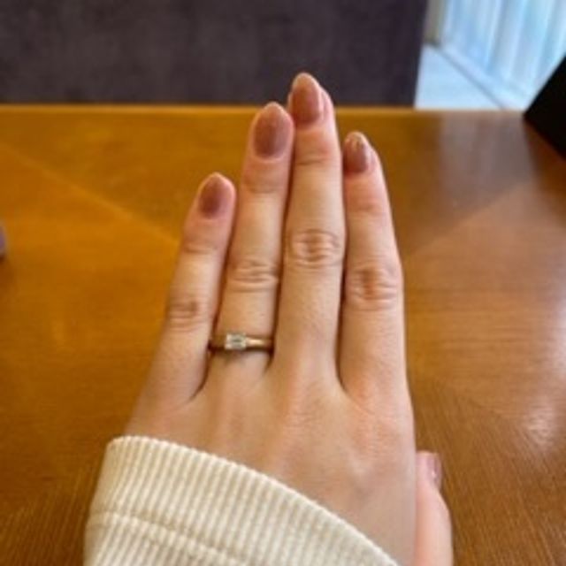 【ENUOVE(イノーヴェ)の口コミ】 もともとイエローゴールドが欲しくてデザインを探していたところとこちら…