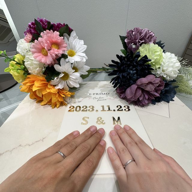 【アイプリモ(I-PRIMO)の口コミ】 結婚指輪購入の際、何件も見回って最後に行ったお店がアイプリモさんでし…