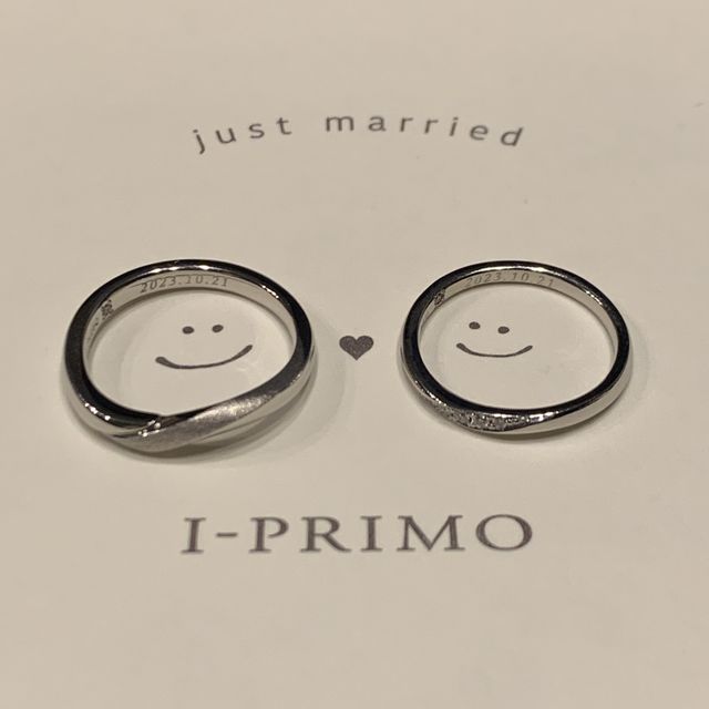 【アイプリモ(I-PRIMO)の口コミ】 指の形を診断して頂き、自分にはどの様な指輪が似合うか...その中から選び…