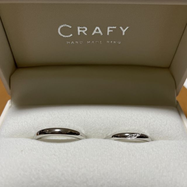 【CRAFY(クラフィ)の口コミ】 結婚指輪は手作りが良いなと思っていたので、CRAFYさんを選びました。CRAF…