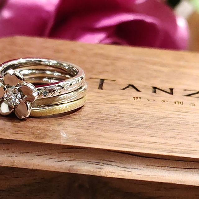 【TANZO.(鍛造指輪)の口コミ】 持ち込んだ、理想のデザインをそのまま採用していただけたことです。鍛造…