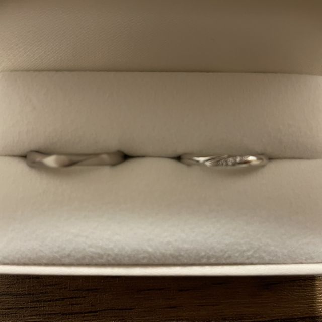 【CRAFY(クラフィ)の口コミ】 せっかくずっとつける結婚指輪なので思い出に残るものにしたかったためこ…