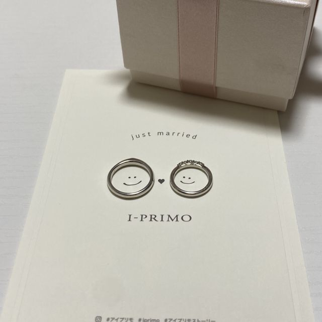 【アイプリモ(I-PRIMO)の口コミ】 まず2人でペアになる指輪にしようと決めていました。
彼女だけ、僕だけ満…