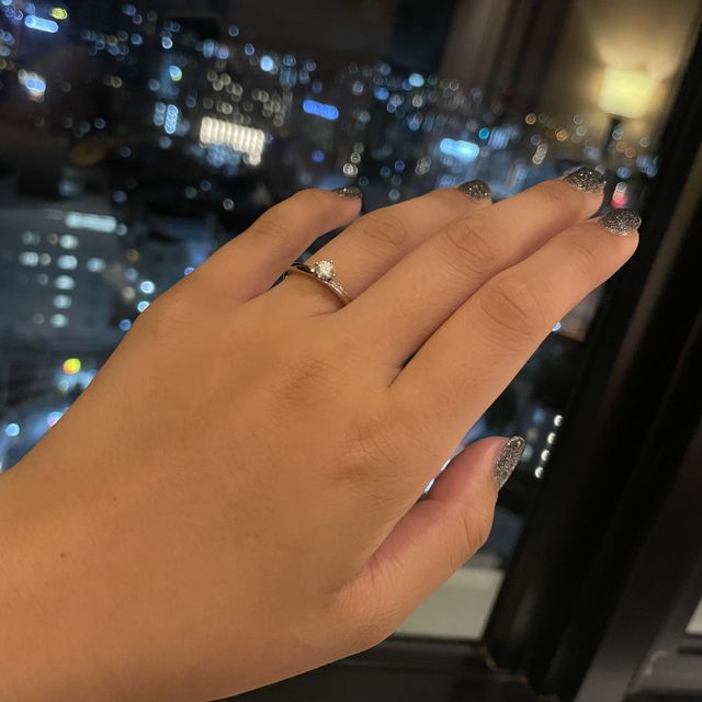 【アイプリモ(I-PRIMO)の口コミ】 ダイヤの質が良い物だったため。ダイヤの大きさは記念日と同じ数字にして…