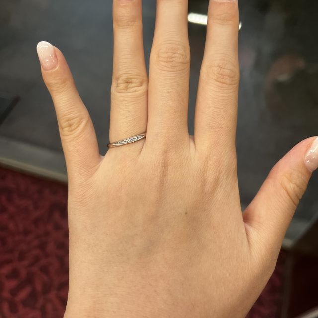 【雅-miyabi- の口コミ】 指輪じたいは、種類がとても多いわけではないですが、何度でも指輪を試着…