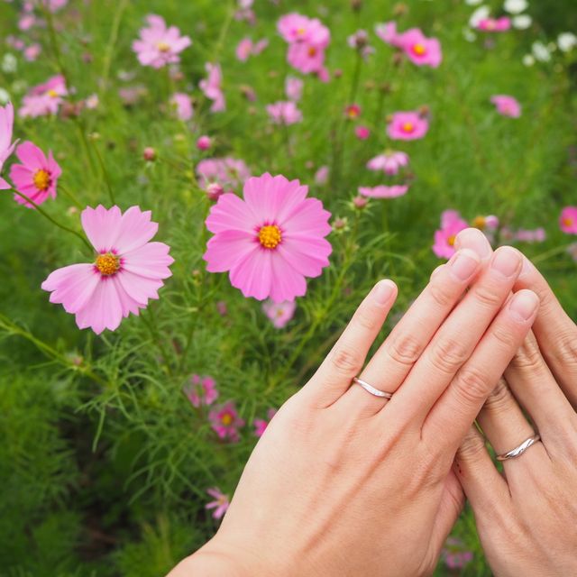 【ケイウノ ブライダル(K.UNO BRIDAL)の口コミ】 ディズニーが大好きで、ディズニーの指輪にしたかったのと、自分たちで作…