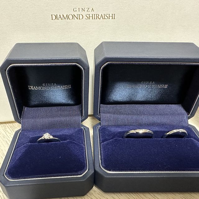 【銀座ダイヤモンドシライシの口コミ】 たくさんデザインがあり、迷いましたが、気に入ったものを見つけることが…