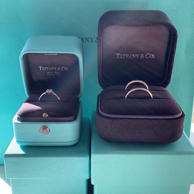 【ティファニー(Tiffany & Co.)の口コミ】 婚約指輪はティファニー ハーモニー™ 、結婚指輪はティファニー フ…