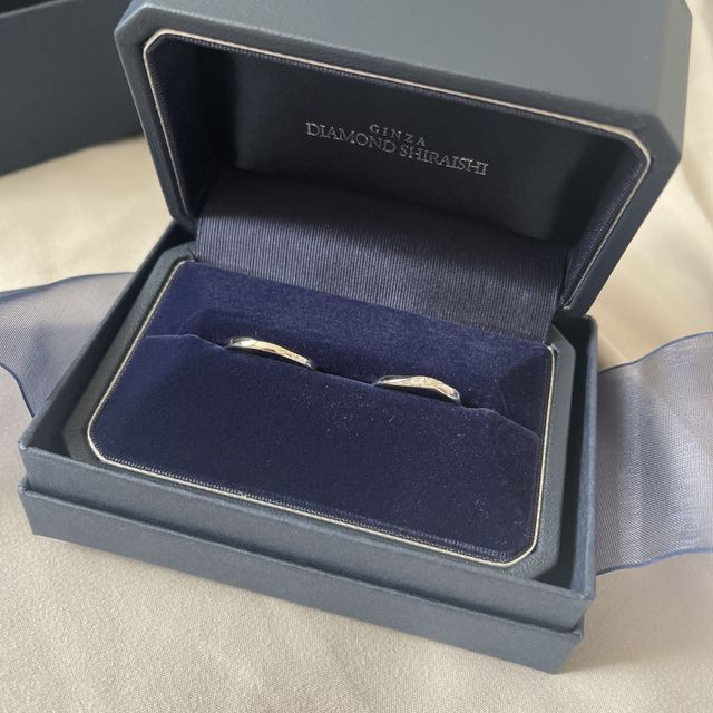 【銀座ダイヤモンドシライシの口コミ】 指輪のデザインが豊富で、アフターケアがしっかりしており接客も素晴らし…