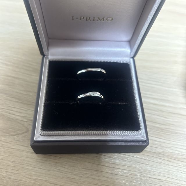 【アイプリモ(I-PRIMO)の口コミ】 ずっと身につけるものなので、派手すぎず、でもさりげなく華やかなものを…