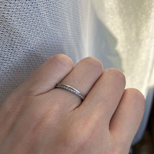 【ギンザタナカブライダル(GINZA TANAKA BRIDAL)の口コミ】 夫と一緒に探しに行き、たくさんの指輪を見せていただきました。ホームペ…