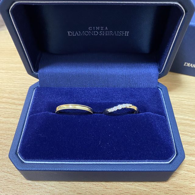 【銀座ダイヤモンドシライシの口コミ】 指輪に角がなく、付け心地が非常に良かったことです。また、仕事中は付け…