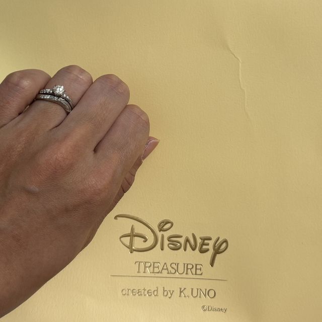 【ケイウノ ブライダル(K.UNO BRIDAL)の口コミ】 ディズニーのファンタジアが大好きで、結婚指輪ならこれがいい！と、前か…