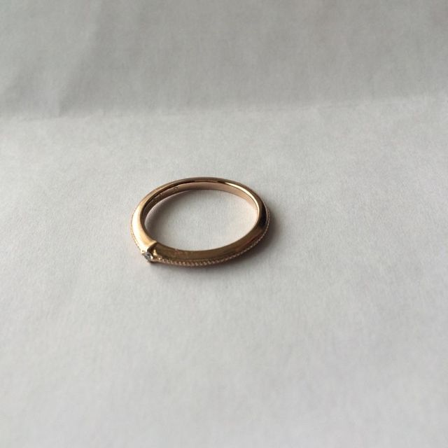 【ケイウノ ブライダル(K.UNO BRIDAL)の口コミ】 普段アクセサリーをほとんどつけないので、せっかくだから結婚指輪は自分…