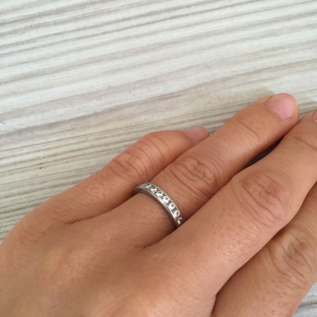 【ティファニー(Tiffany & Co.)の口コミ】 婚約指輪はティファニーと以前から決めていました。彼からプロポーズされ…