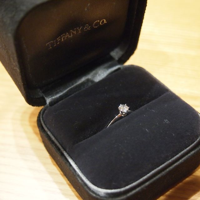 【ティファニー(Tiffany & Co.)の口コミ】 ティファニーの指輪が大好きで日頃からつけているのを彼が見てくれていて…