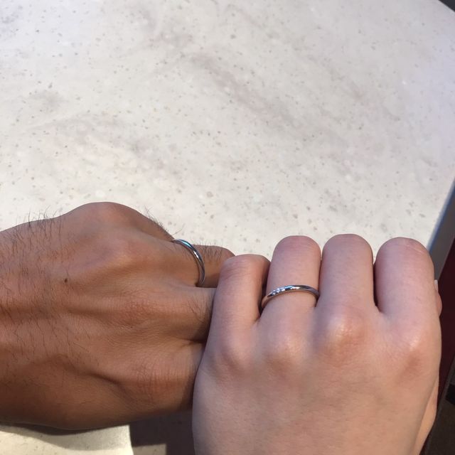 【BIJOUPIKO(ビジュピコ)の口コミ】 とにかくシンプルなものがいいと思っていました！リングはストレート一択…