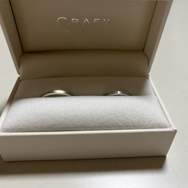 【CRAFY(クラフィ)の口コミ】 元々、彼がモノづくりが好きなので指輪も自分で作りたいと思っていました…