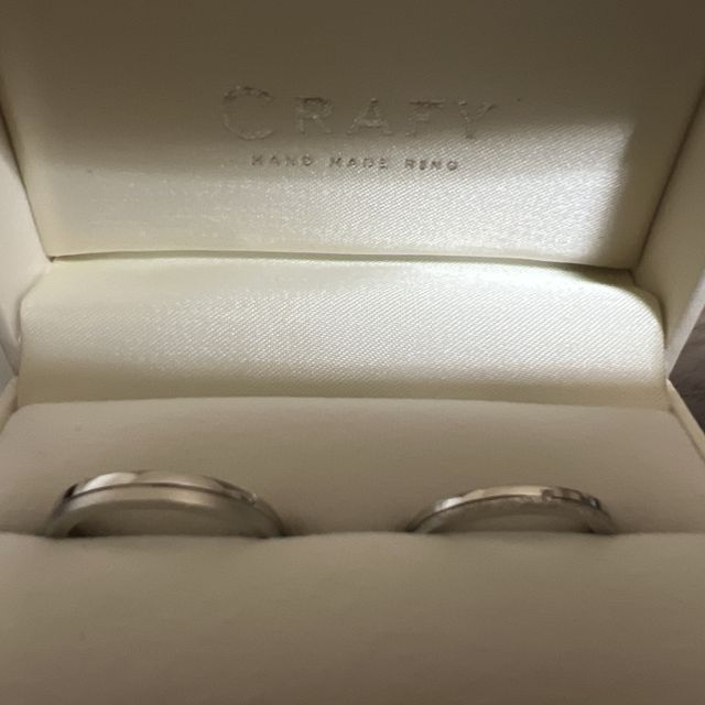 【CRAFY(クラフィ)の口コミ】 付き合ってる彼女といろいろネットでデザインを探して
2人で決めたデザイ…