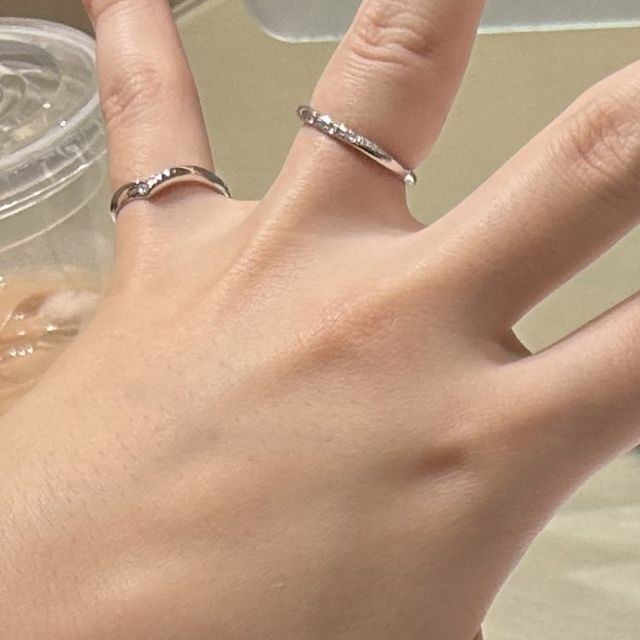 【アイプリモ(I-PRIMO)の口コミ】 デザインや材質の種類も多く、ダイヤモンドの輝きが他の店舗よりも強く感…