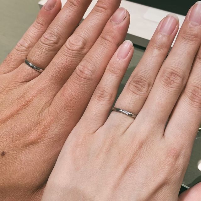 【アイプリモ(I-PRIMO)の口コミ】 いくつも試着をして、指馴染みのいい指輪に決めました。悩みに悩んだ結果…