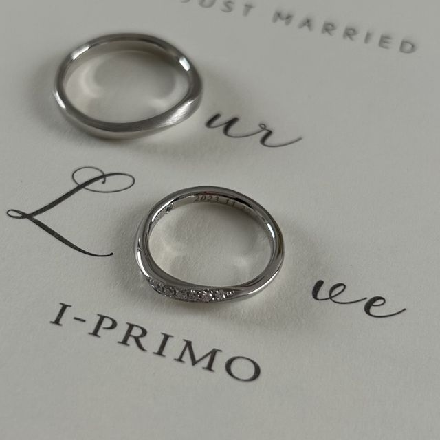 【アイプリモ(I-PRIMO)の口コミ】 お互いにデザインが気に入って、マット加工ができたり色々カスタムができ…