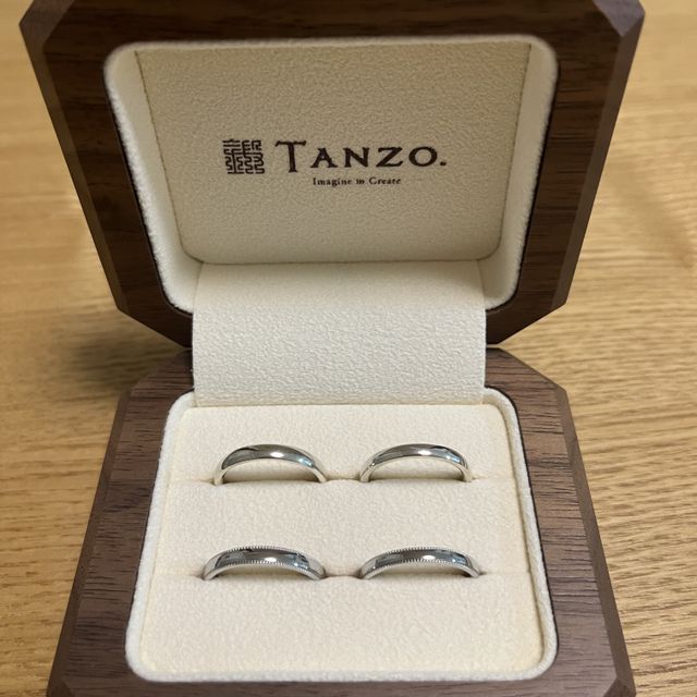 【TANZO.(鍛造指輪)の口コミ】 一般的な鋳造製ではなく、鍛造製品であることで、傷や変形がしにくい丈夫…