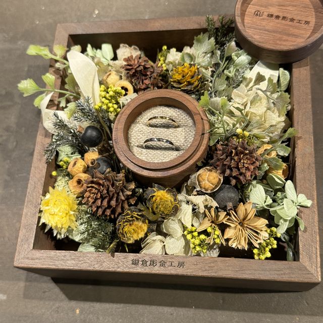 【鎌倉彫金工房の口コミ】 仲の良い後輩が数年前にここで指輪を作ったという話を聞き、とてもおもし…