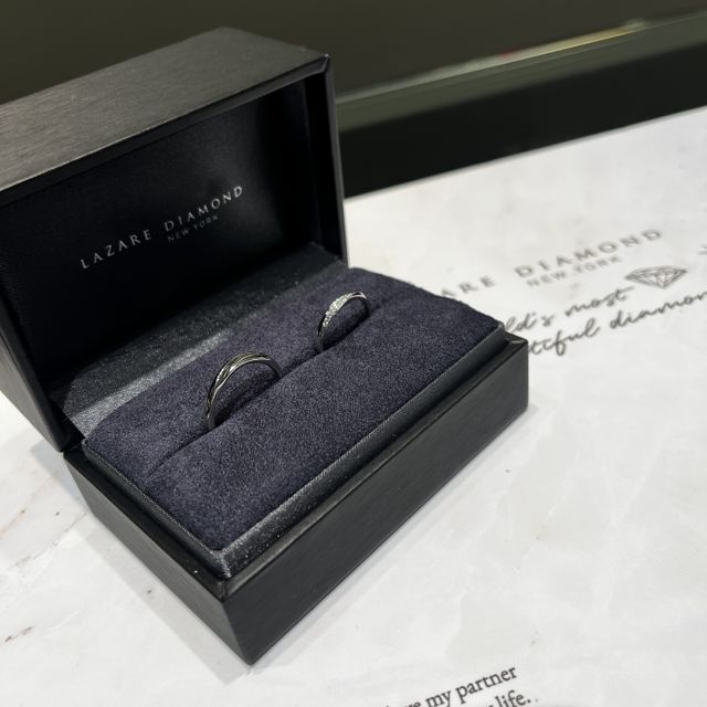 【ラザール ダイヤモンド(LAZARE DIAMOND)の口コミ】 見学したブランドの中でダイヤモンドの品質がいいとことデザインが気に入…