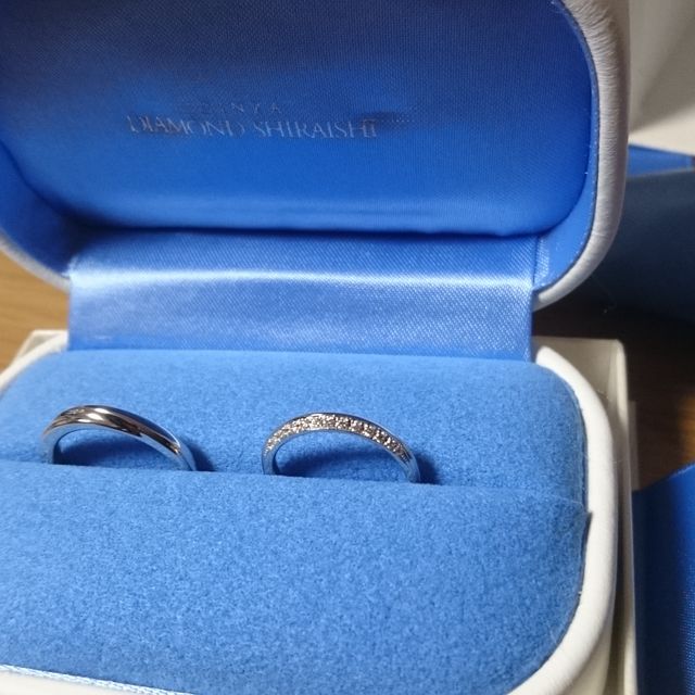 【銀座ダイヤモンドシライシの口コミ】 ダイヤきれいに見えて、付け方によって印象が変わるところがよかった！！…