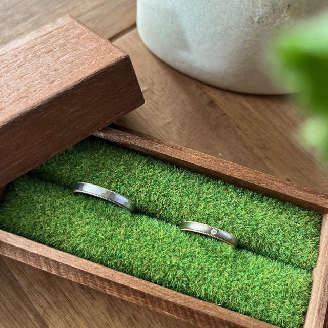 【ヒーミー(himie)の口コミ】 カスタマイズの組み合わせで、自分らしいリングに仕上げられた点。素材や…