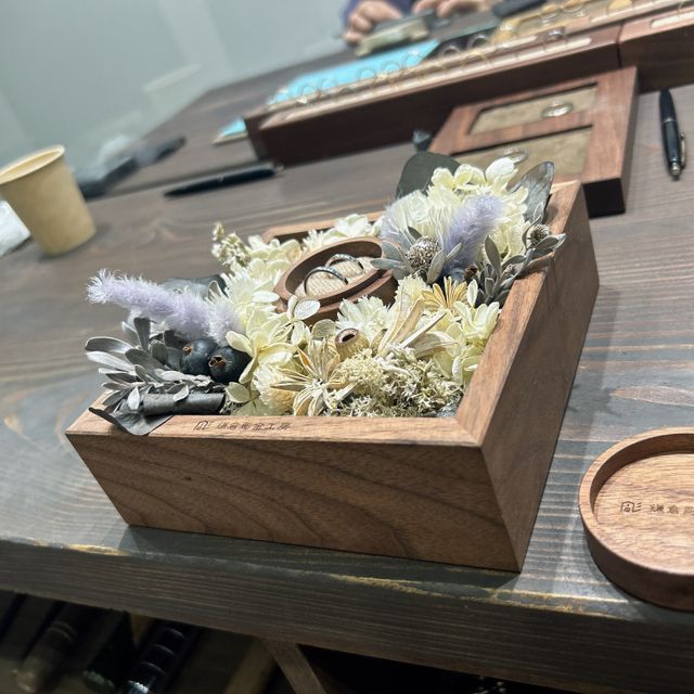 【鎌倉彫金工房の口コミ】 ピンクゴールドと迷いましたが、彼と同じにしたいなと思いプラチナにしま…