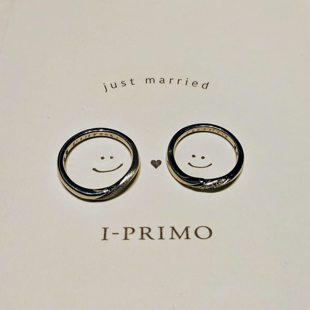【アイプリモ(I-PRIMO)の口コミ】 ペアのリングで妥協せずにお互いが1番気に入ったものが一致したからです。…