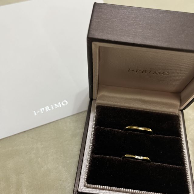 【アイプリモ(I-PRIMO)の口コミ】 ファーストマリッジリングとの重ねづけ具合が一番しっくりきました。少し…